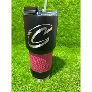 Cleveland Cavaliers NBA 34oz Vacuum Insulated Stainless Steel Tumbler Black Pink